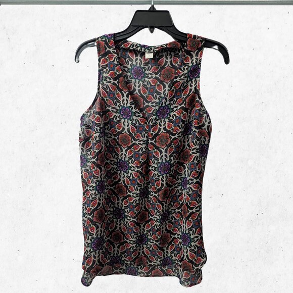 Old Navy High-Low Floral Blouse – Lightweight, Size M - Picture 1 of 8